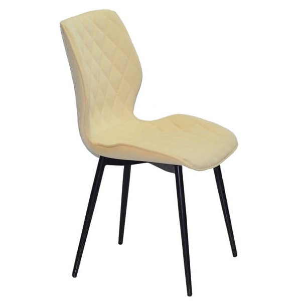 Стул Onder Mebli Nolan ML Молочный B-1020 Бархат-2