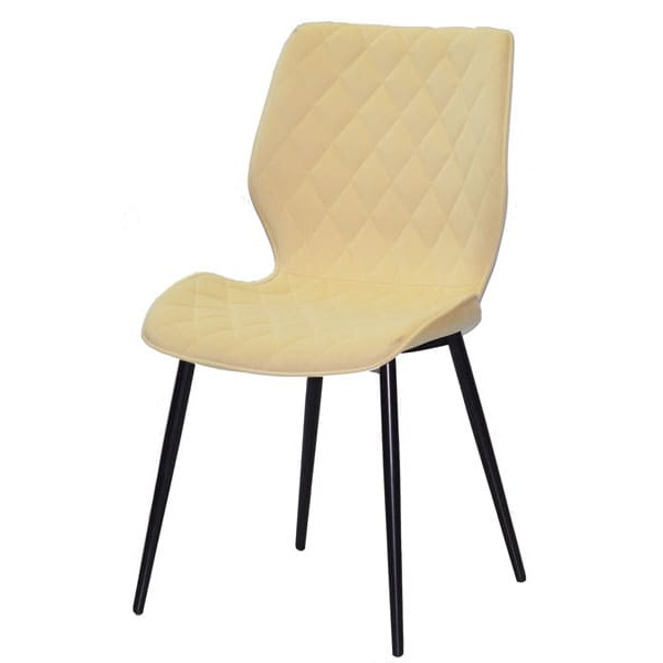 Стул Onder Mebli Nolan ML Молочный B-1020 Бархат-1