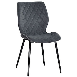 Стілець Onder Mebli Nolan ML Сірий B-1004 Оксамит