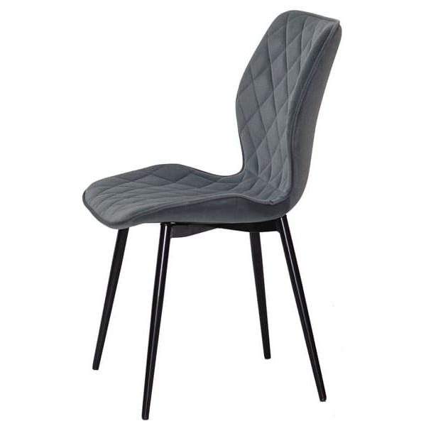 Стілець Onder Mebli Nolan ML Сірий B-1004 Оксамит-2
