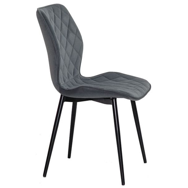 Стілець Onder Mebli Nolan ML Сірий B-1004 Оксамит-3
