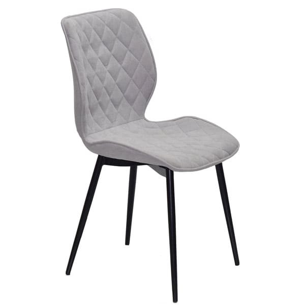 Стул Onder Mebli Nolan ML Светло-серый SH-3 Шенилл-0