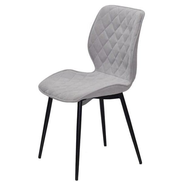 Стул Onder Mebli Nolan ML Светло-серый SH-3 Шенилл-1