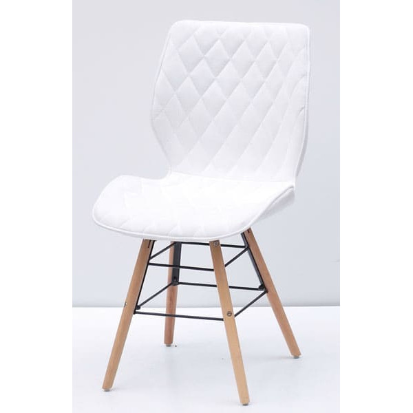 Стілець Onder Mebli Nolan Q Білий SH-4 Шеніл-1