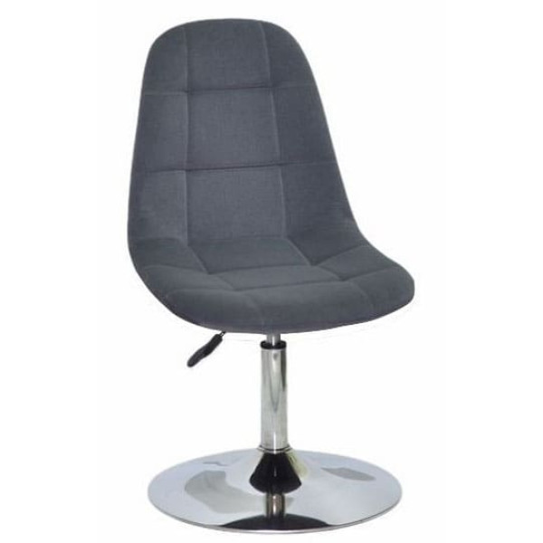 Стілець Onder Mebli Peter CH-BASE Сірий B-1004 Оксамит-0