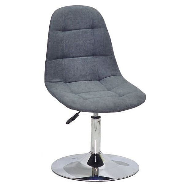 Стул Onder Mebli Peter CH-BASE Светло-серый SH-1 Шенилл-0