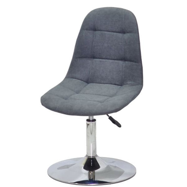 Стул Onder Mebli Peter CH-BASE Светло-серый SH-1 Шенилл-1