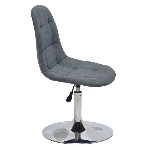 Стул Onder Mebli Peter CH-BASE Светло-серый SH-1 Шенилл-2