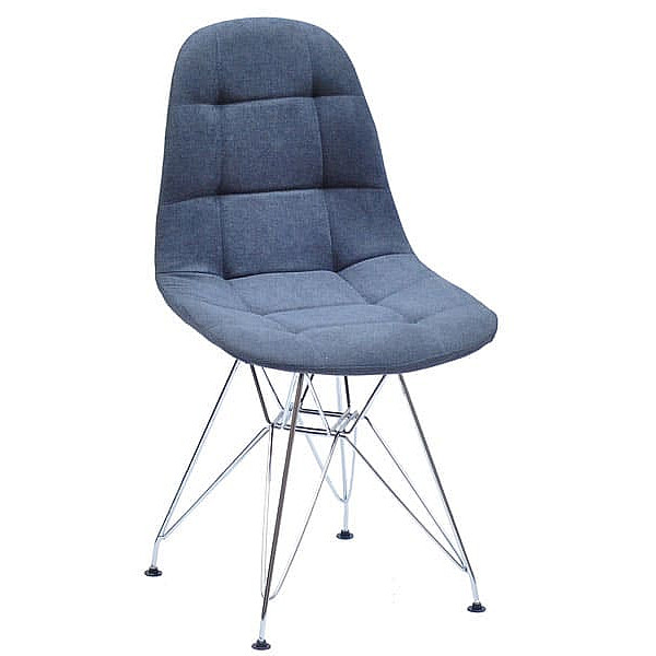 Стул Onder Mebli Peter CH-ML Светло-серый SH-1 Шенилл-0