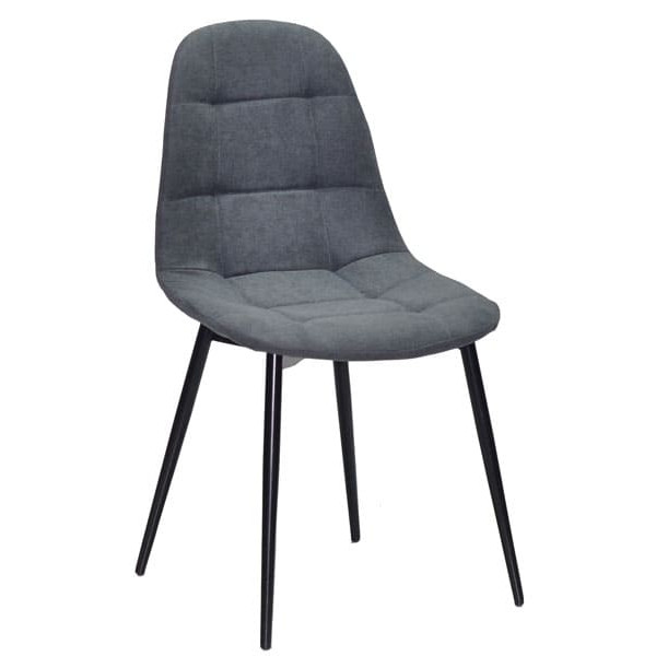 Стул Onder Mebli Peter ML Светло-серый SH-1 Шенилл-0