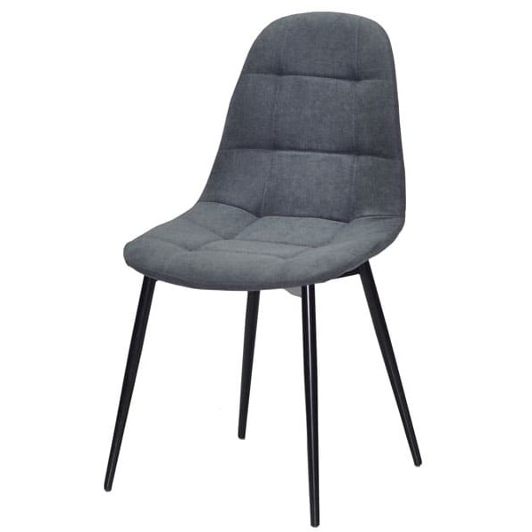 Стул Onder Mebli Peter ML Светло-серый SH-1 Шенилл-1