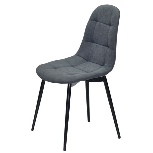 Стул Onder Mebli Peter ML Светло-серый SH-1 Шенилл-3