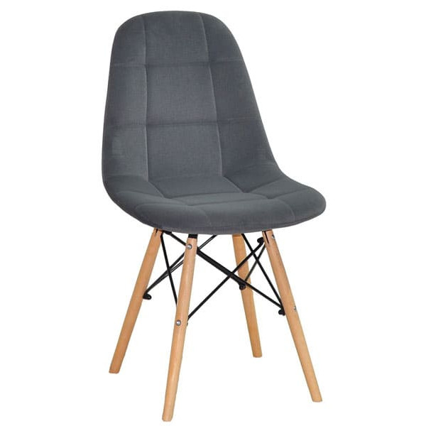 Стул Onder Mebli Peter Серый B-1004 Бархат-0