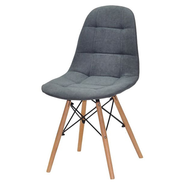 Стул Onder Mebli Peter Светло-серый SH-1 Шенилл-1