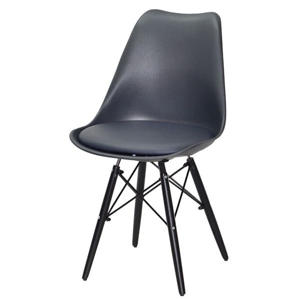 Стілець Onder Mebli Milan B-BK Антрацит 01-1