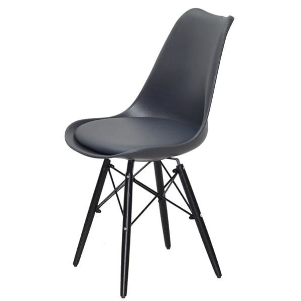 Стілець Onder Mebli Milan B-BK Антрацит 01-3