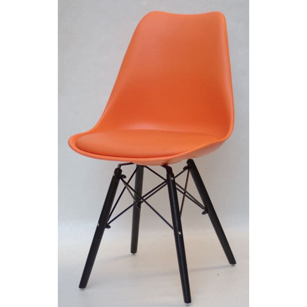 Стілець Onder Mebli Milan B-BK Помаранчевий 70-1