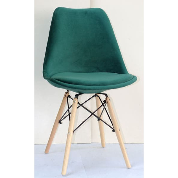 Стул Onder Mebli Milan-B Soft Зеленый B-5 Бархат-0