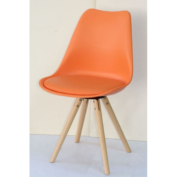 Стул Onder Mebli Milan-C Оранжевый 70-1