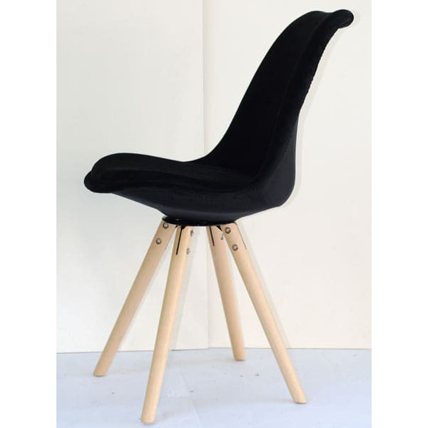 Стул Onder Mebli Milan-C Soft Черный B-4 Бархат-2