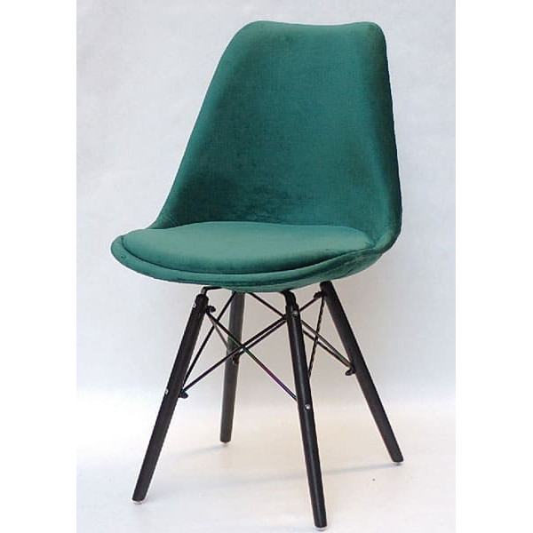 Стул Onder Mebli Milan Soft B-BK Зеленый B-5 Бархат-1
