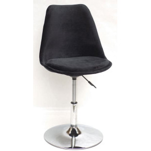 Стул Onder Mebli Milan Soft CH-BASE Черный B-4 Бархат