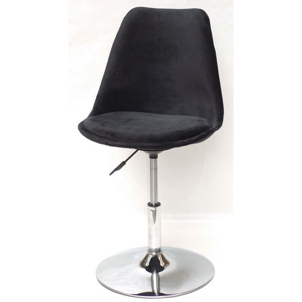 Стілець Onder Mebli Milan Soft CH-BASE Чорний B-4 Оксамит-1