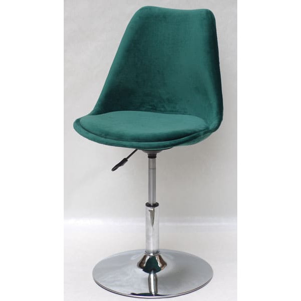 Стілець Onder Mebli Milan Soft CH-BASE Зелений B-5 Оксамит-1