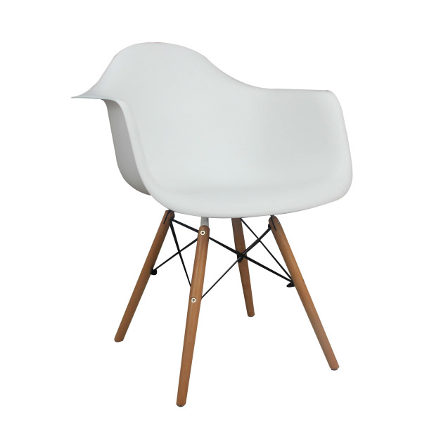 Крісло Onder Mebli Leon Білий 07 Пластик-0