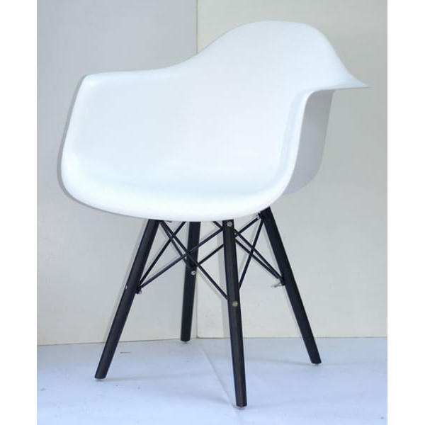 Кресло Onder Mebli Leon BK Белый 07 Пластик-1