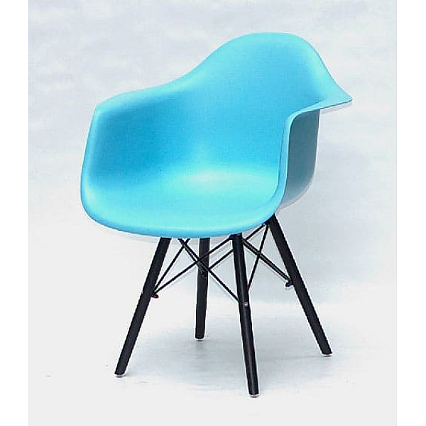 Кресло Onder Mebli Leon BK Голубой 52 Пластик-1