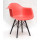 Кресло Onder Mebli Leon BK Красный 05 Пластик