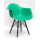 Кресло Onder Mebli Leon BK Зеленый 47 Пластик