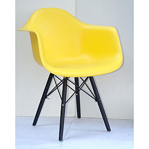 Кресло Onder Mebli Leon BK Желтый 12 Пластик