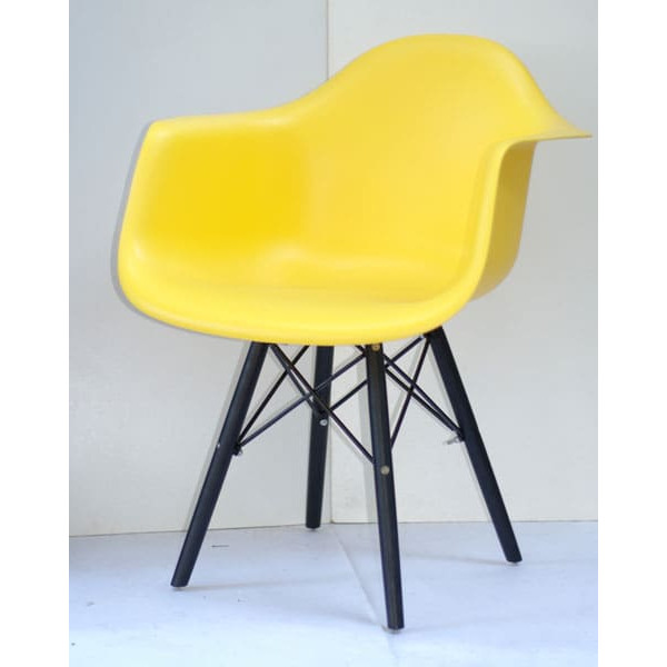Крісло Onder Mebli Leon BK Жовтий 12 Пластик-1