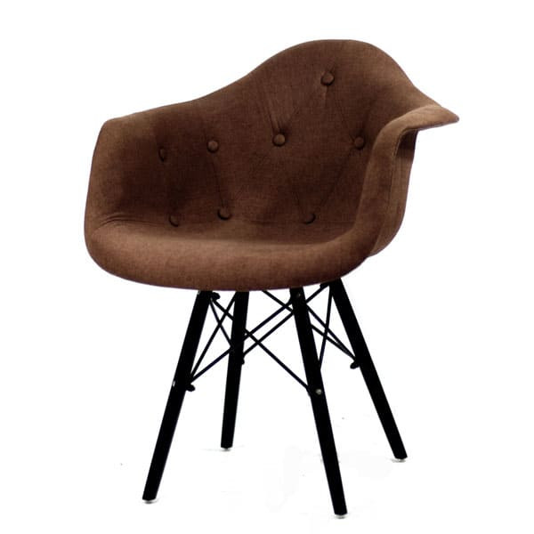 Крісло Onder Mebli Leon Soft-BK Віскоза Коричневий K-10-1