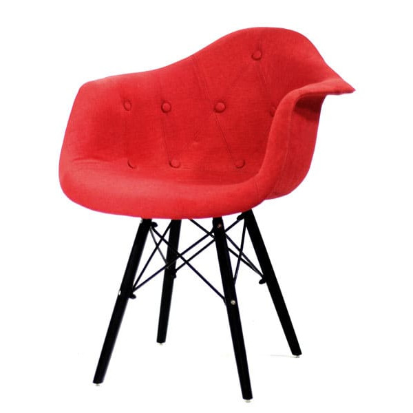 Крісло Onder Mebli Leon Soft-BK Віскоза Червоний K-9-1