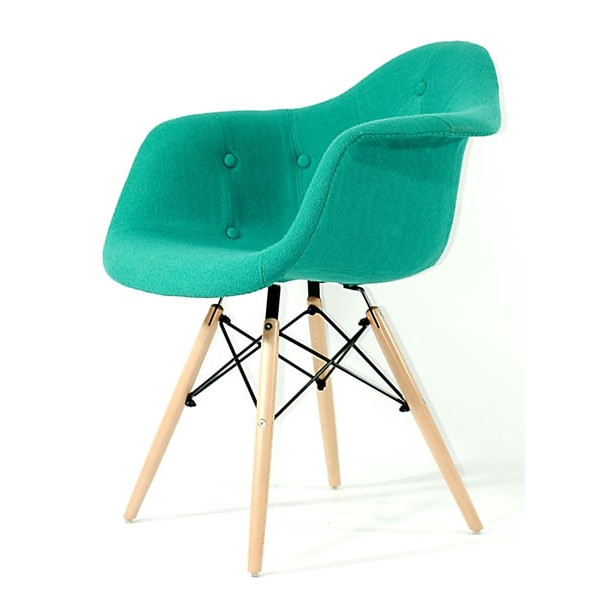 Крісло Onder Mebli Leon Soft Вовна Бірюзовий W-18-3