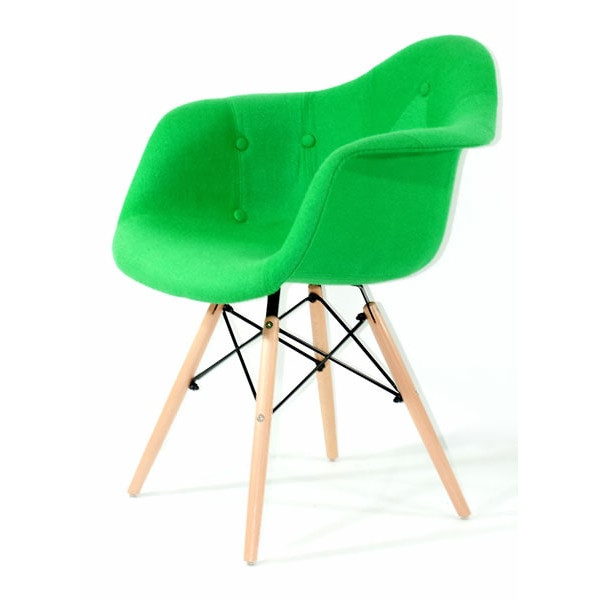 Крісло Onder Mebli Leon Soft Вовна Зелений W-17-3