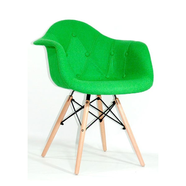 Крісло Onder Mebli Leon Soft Вовна Зелений W-17-0