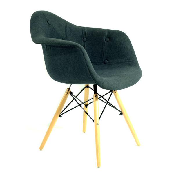 Кресло Onder Mebli Leon Soft Вискоза Антрацит K-8-2