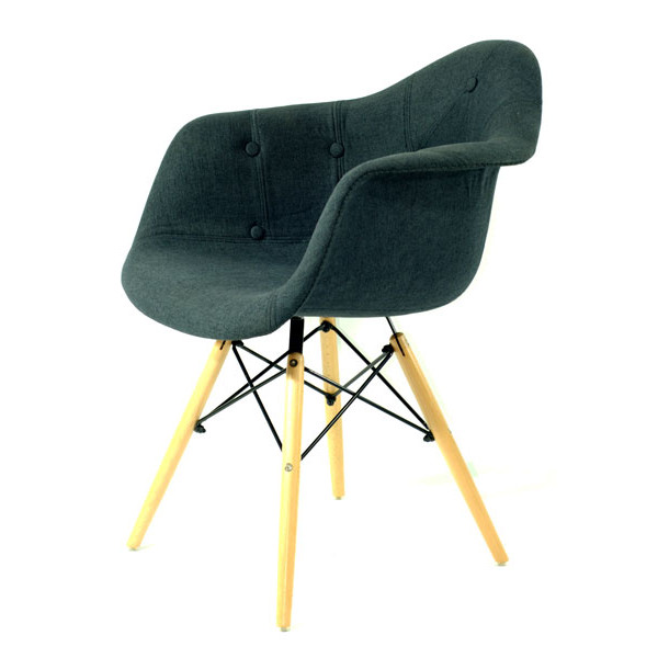 Кресло Onder Mebli Leon Soft Вискоза Антрацит K-8-3