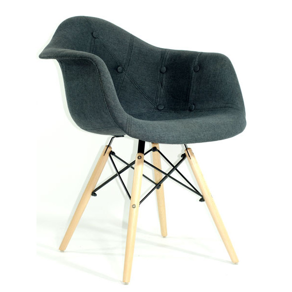 Кресло Onder Mebli Leon Soft Вискоза Антрацит K-8-0