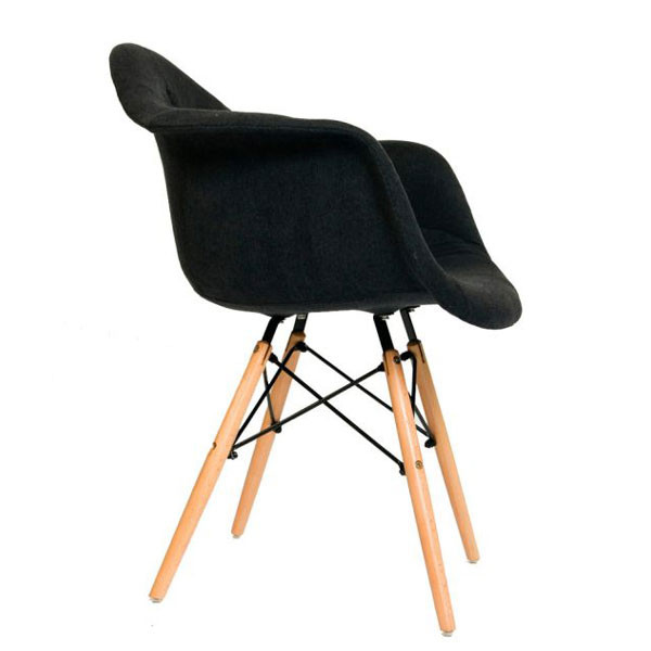 Кресло Onder Mebli Leon Soft Вискоза Антрацит K-8-4