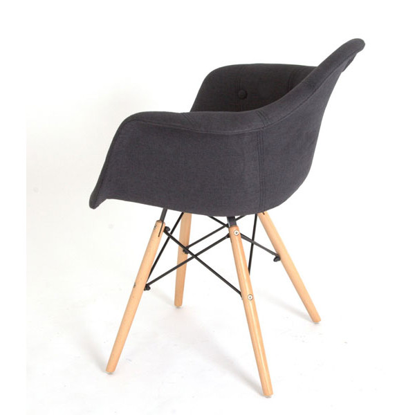 Кресло Onder Mebli Leon Soft Вискоза Антрацит K-8-6