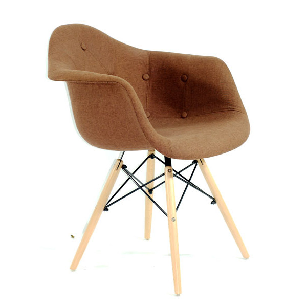 Крісло Onder Mebli Leon Soft Віскоза Коричневий K-10-2