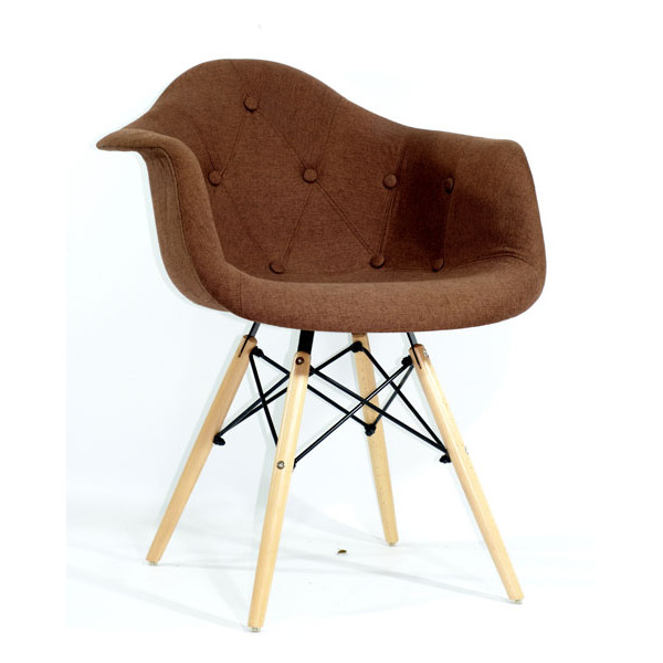 Крісло Onder Mebli Leon Soft Віскоза Коричневий K-10-0