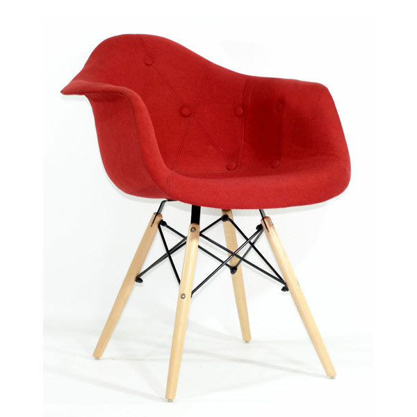 Крісло Onder Mebli Leon Soft Віскоза Червоний K-9-0