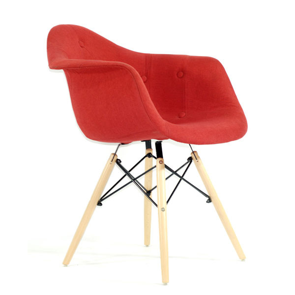 Крісло Onder Mebli Leon Soft Віскоза Червоний K-9-2