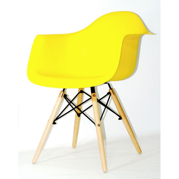 Кресло Onder Mebli Leon Желтый 12 Пластик-1